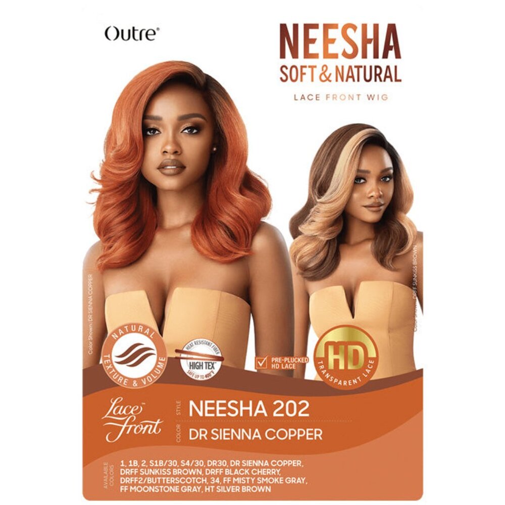 Outre Neesha Soft & Natural HD Lace Front Wig - NEESHA 202